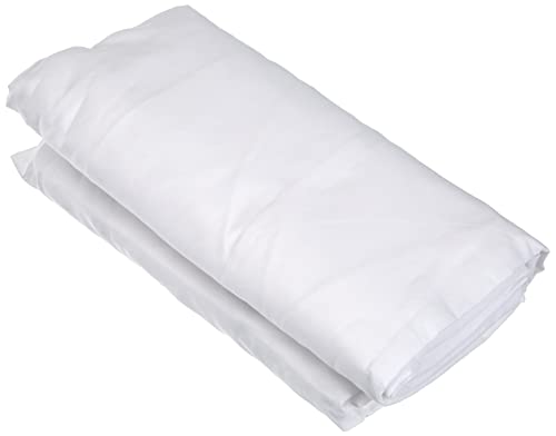 Nuit des Vosges 2094473 Cotoval Sábana Bajera Algodón Liso Blanco 120 x 190 cm