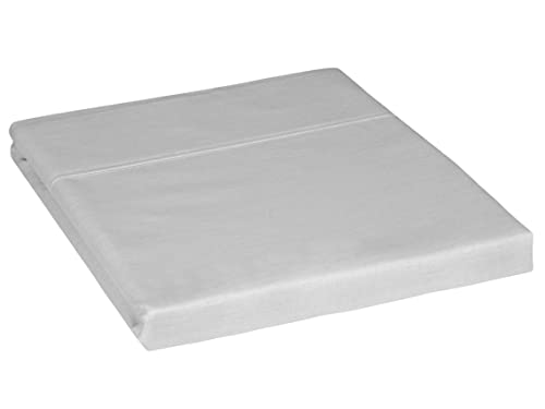 REVITEX - S&aacute;bana encimera para Cama de 90, de algod&oacute;n y poli&eacute;ster, Color Gris Perla, 1 Pieza de...