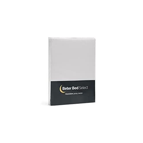 Beter Bed Jersey S&aacute;bana bajera ajustable de 120 x 200 cm, suave y transpirable de 100 % algod&oacute;n,...