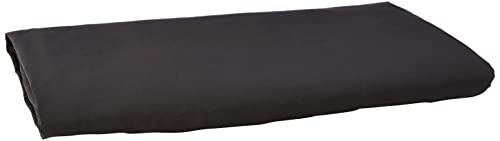 Amazon Basics FLT, Hoja de Microfibra,275 x 275 cm, Negro, Liso