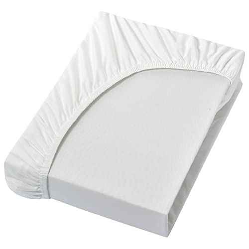 NatureMark S&aacute;bana bajera ajustable, s&aacute;bana bajera ajustable 100 % algod&oacute;n, en muchos tama&ntilde;os y...