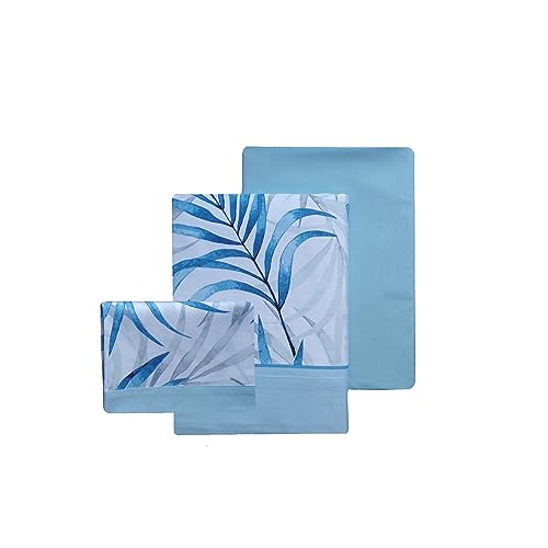 Dreamers Sabanas 135 x 190 - Juego de sabanas 135x190 - Azul