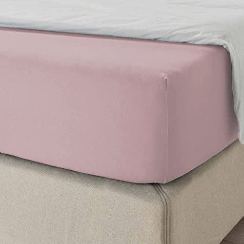 MERCURY TEXTIL- Sabana Bajera Ajustable 100% Poli&eacute;ster, El&aacute;stica, Suave y Transpirable. (Rosa,...