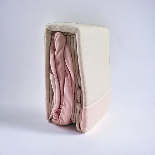 Sábanas Térmicas de Pirineo Polar Poliéster - Modelo Kelso en Rosa, 110 gramos: Confort Invernal...
