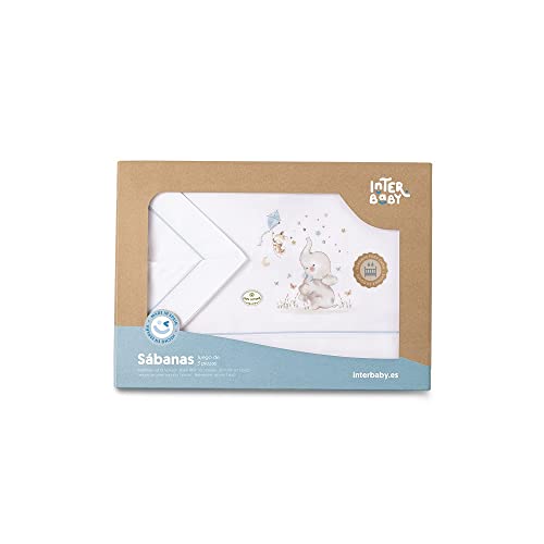 Juego De S&aacute;banas para Cuna 60 x 120 cm, Bebe Primavera y Oto&ntilde;o Tipo 100% Algod&oacute;n Extrasuave...