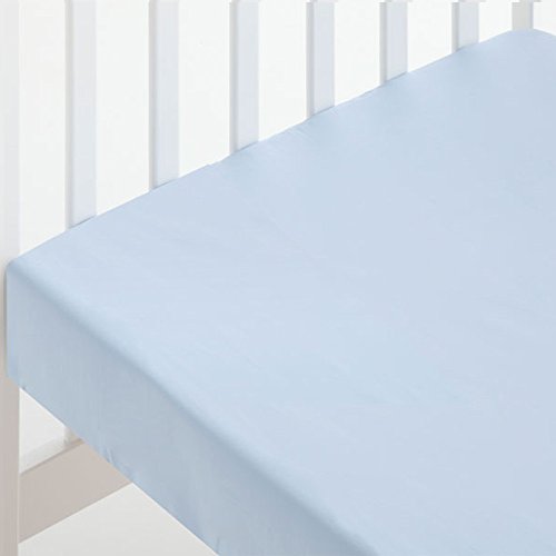 S&aacute;bana Bajera MAXICUNA 70X140 Ajustable 100% Algod&oacute;n - Color Azul Celeste