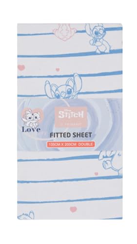 Stitch - Sábana bajera ajustable (135 x 200 cm), diseño de Primark