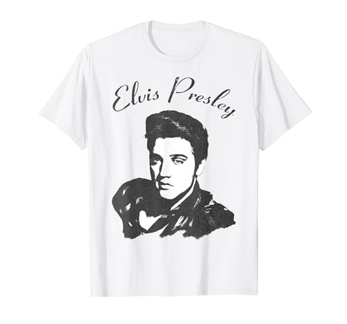 Elvis Presley Official Script Camiseta