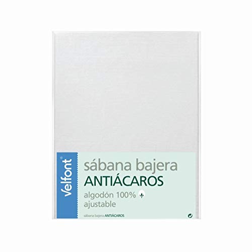 Velfont - S&aacute;bana Bajera Anti&aacute;caros 90, Blanco