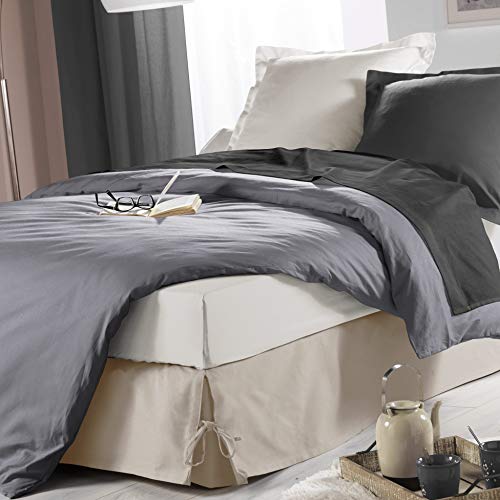 douceur d'Int&eacute;rieur Suavidad Interior &ndash; Funda para somier, 90 x 190 cm, polialgod&oacute;n, sommina...
