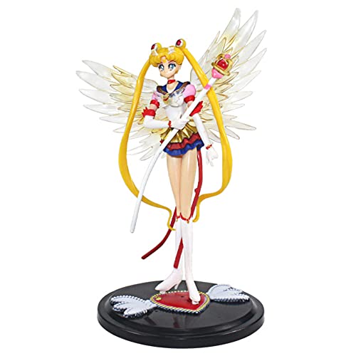 Figurine Sailor Moon, Babioms Sailor Moon Anime Figure Model Sailor Moon Statue Birthday Cake...