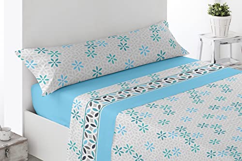 ENERGY TEX - HIGER - S&Aacute;BANAS Verano Juego 3 Piezas (105_x_200_cm, Azul)