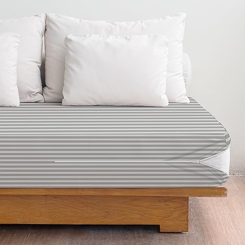 HOMEYA - Funda de Colchón con Cremallera Cama 135 - Protector de Cama Cubre Entera con Cremallera...