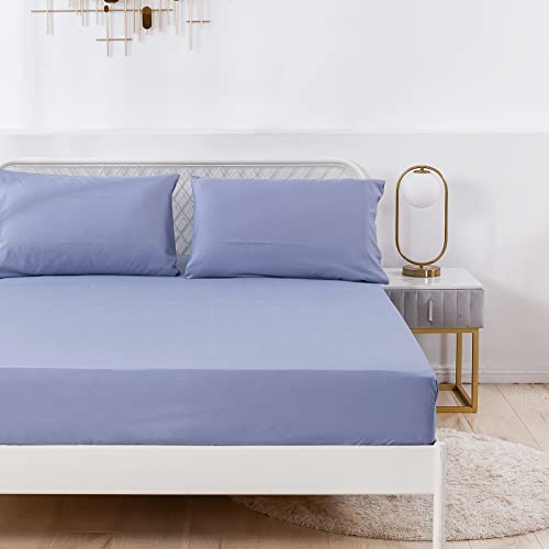 Sábana Bajera Ajustable para Cama 120 - Sábana Bajera Color Sólido 120x200 cm - Sabana de...