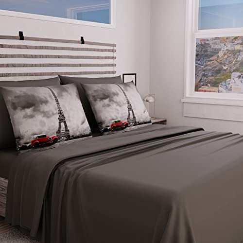 PETTI Artigiani Italiani - Juego Completo de Cama, sábanas matrimoniales, sábanas Paris, Juego de...