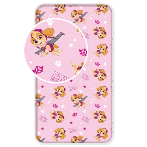 L-S KIDS BOUTIQUE Stella – Sábana Bajera de 90 x 200 cm, para Cama Individual, 100% algodón,...