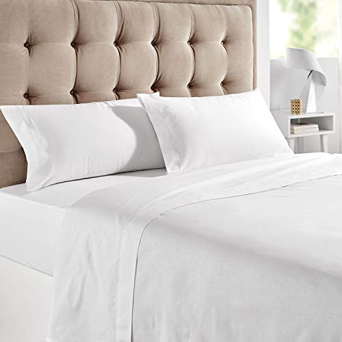 Pikolin Home Sábana bajera ajustable de 100% algodón 105x190/200cm