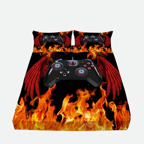 Sábana bajera ajustable para gamer, 90 x 200 cm, sábana bajera ajustable para niños, 140 x 200...
