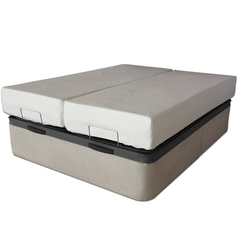 Ventadecolchones - Sábana Bajera 52% Poliéster - 48% Algodón para Camas Dobles Articuladas y...