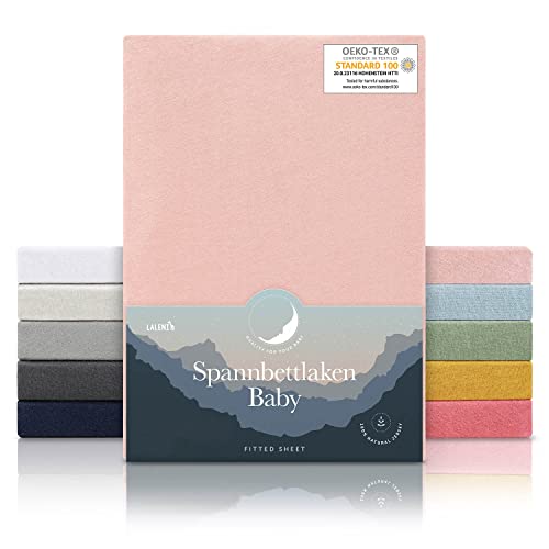 Laleni Sábana Bajera Cuna 60 x 120 Certificado Oeko-Tex, 100% algodón, Sábana Bajera Transpirable...