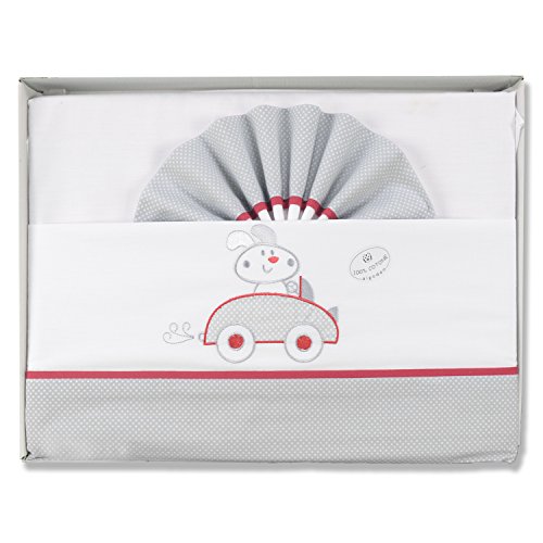 PEKITAS Juego De 3 Piezas De Sábanas Finas Para Coche/Capazo/Carrito 40X80 CM 100% Algodón HECHO...