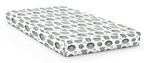 Jay Franco Star Wars Mandalorian The Cutest Bounty S&aacute;bana Bajera 100% algod&oacute;n 90 x 200 cm Talla...