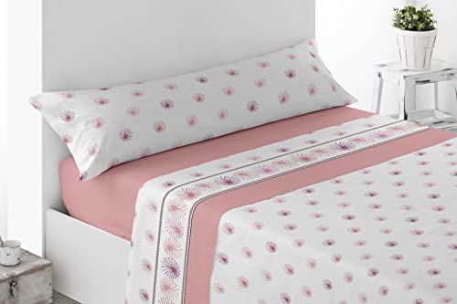 ENERGY ECLIPSSE - BALENA - Juego S&Aacute;BANAS Completo 3 Piezas Verano (105_x_190/200_cm, Rosa)