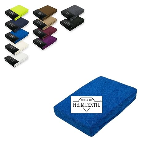 S&aacute;bana bajera de rizo con goma el&aacute;stica, marca 70 x 140 cm, color azul real