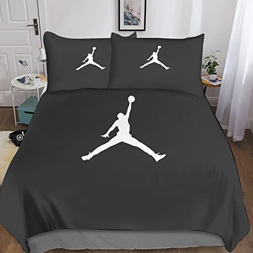 MJ Cama Microfibra Michael-Jordan Sport Basketball-100% Suave Microfibra Juego De S&aacute;banas 3 Piezas...