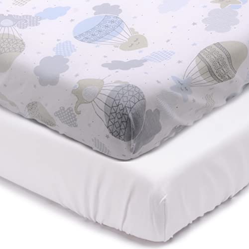 PEKITAS S&aacute;bana Bajera Ajustable 50x80 cm Minicuna Universal Colecho Moises Beb&eacute; Algod&oacute;n El&aacute;stico...