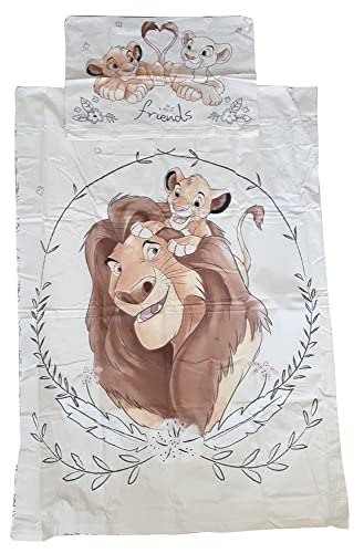 Disney Juego de ropa de cama para bebé, 100% algodón, 2, 100 x 135 cm