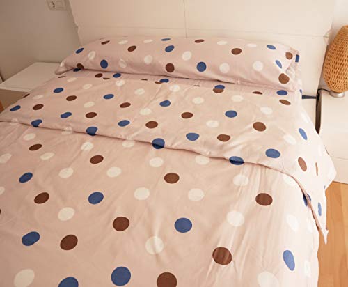 HTE Juego de Funda N&oacute;rdica para Edred&oacute;n, Cama 135 de 3 Piezas - 1 Funda N&oacute;rdica 220x220cm + 1...