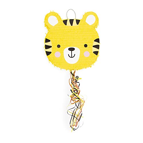 Janod - Pi&ntilde;ata para Rellenar Tigre - Animaci&oacute;n Fiesta y Cumplea&ntilde;os Infantil - Amarillo -...