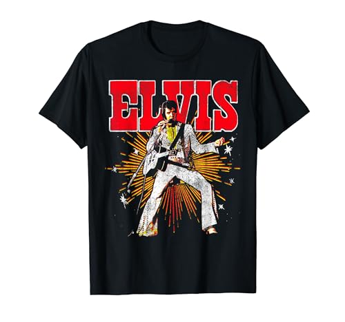 Elvis Presley Official Retro Camiseta