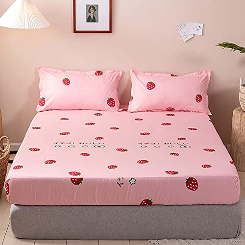 Oduo Sábanas Bajeras Ajustables, Estampado Sábanas Ajustables Profundo 25cm - Sábanas Elástico...