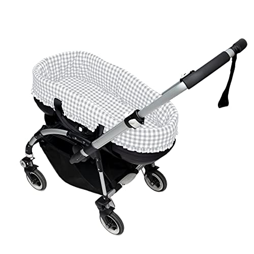 Nenel Cubre capazo con Volante o Funda para capazo Compatible con Bugaboo Bee Acolchada + S&aacute;bana...