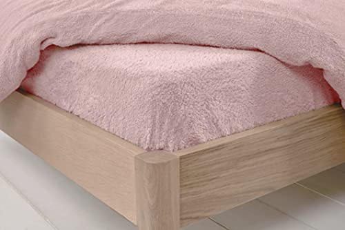 Brentfords Teddy - Sábana Bajera de Forro Polar, térmica, cálida, Suave, Lujosa, esponjosa,...