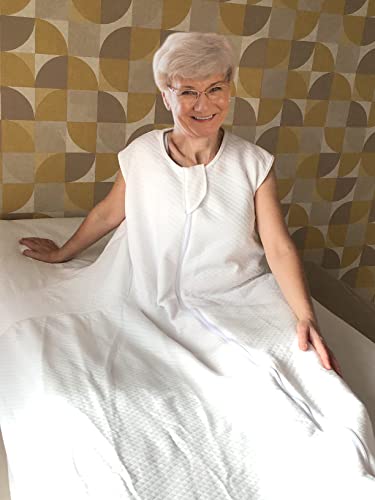 Sabanas de Seguridad Adultos | Cama 90x190 | Marca Amama | Algodón peinado OEKO-TEX