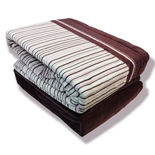 Sábanas coralina térmica Invierno 135 X 190/200CM Color Granate Doble perchado 250grs Tacto...