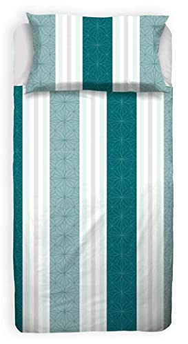 PERLARARA Basic Line - Juego de cama de matrimonio de dos plazas, sábanas de algodón, sábana...