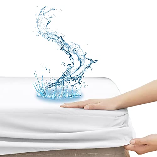 RESTAR Protector de Colch&oacute;n Impermeable, Algod&oacute;n, Sabana Bajera Transpirable, Cubre Colch&oacute;n...