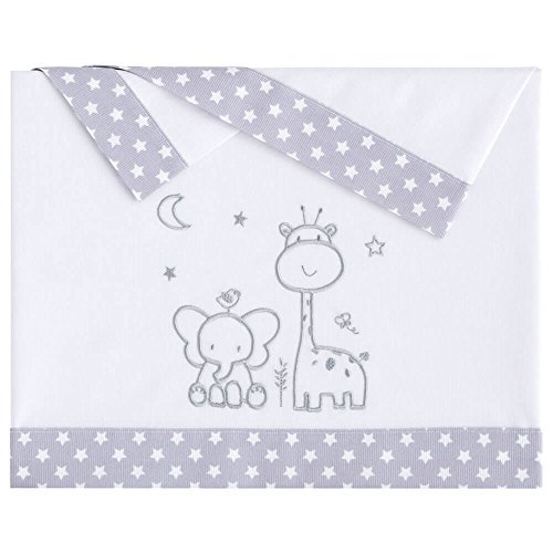 Sabanas 100% Algod&oacute;n SUPERCUNA 80X130 Buddy - (bajera+encimera+funda almohada)