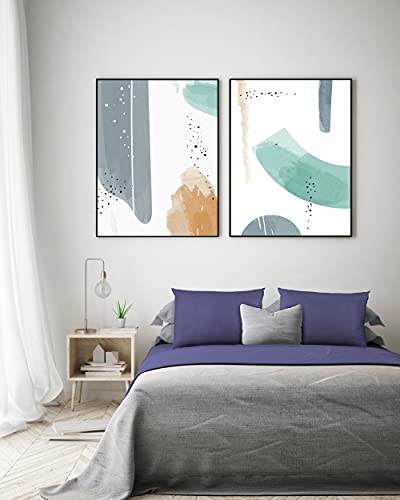 Italian Bed Linen Juego de sábanas Elegant Violetta para Cama Individual