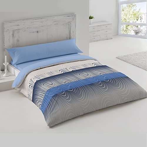 MERCURY TEXTIL- Juego de Funda N&oacute;rdica 100% Microfibra Extra Suave, 3 Piezas Funda N&oacute;rdica para...