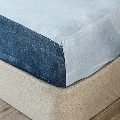 Chickwin S&aacute;banas Bajeras Ajustables, 100% Microfibra S&aacute;bana Bajera 160x190/200 cm-BLU S&aacute;banas...