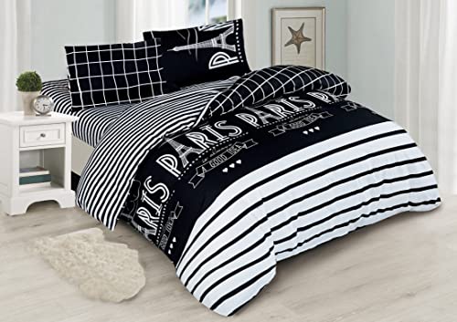 BESCH Juego de Funda Nordica 100% Microfibra de Poliester Suave 3 Piezas - Juego de Funda Edredónes...