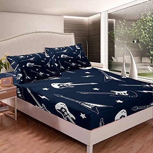 Loussiesd Juego de ropa de cama para adolescentes para ni&ntilde;as y ni&ntilde;os, juego de s&aacute;banas bajeras de...