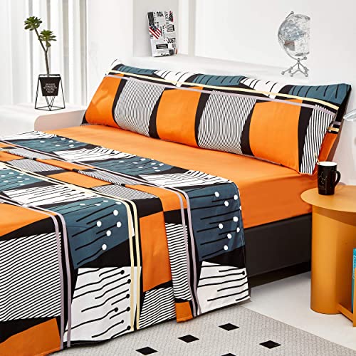 Dalina Textil - Juego Sábana Cama 135- Juego de Sábanas para Cama 3 Piezas, Bajera Ajustable...