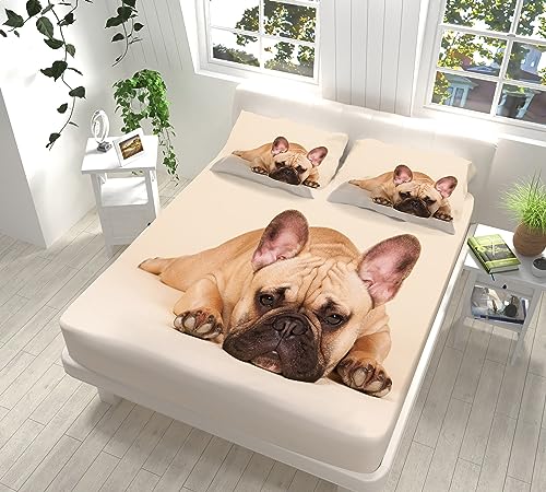 S&aacute;bana Bajera 135x190 cm Ajustable Bolsillo Extra Profundo 30cm con El&aacute;stico Alrededor -...