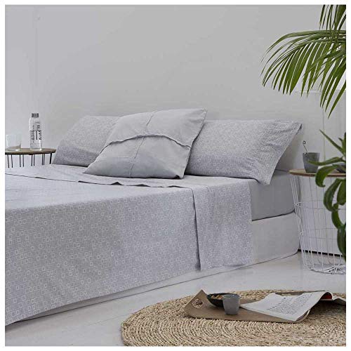 Juego de sabanas Poliester Reciclado Gros Cama de 150 x 190/200. 50% ALGOD&Oacute;N-50% Poliester...